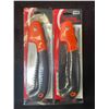 Image 3 : 2 Folding Hand Saws/Pruning Saw for Trimming/Gardening - Rugged 7" Blade/Ergonomic Handle - New