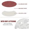 Image 4 : 15-Pack of 9inch 6 Hole Sanding Discs - 120 Grit Sanding Discs - New
