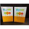 Image 1 : 2 Boxes of Ecover Natural Plant-Based Dishwasher Powder - Citrus - 1.36kg - New Sealed