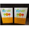 Image 1 : 2 Boxes of Ecover Natural Plant-Based Dishwasher Powder - Citrus - 1.36kg - New Sealed
