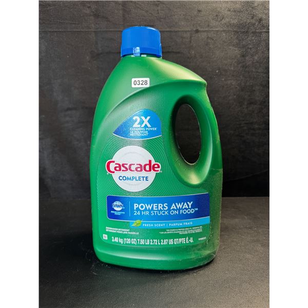 1 Large Jug of Cascade Complete Dishwasher Detergent - Fresh Scent w/ Dawn - 3.40kg - New