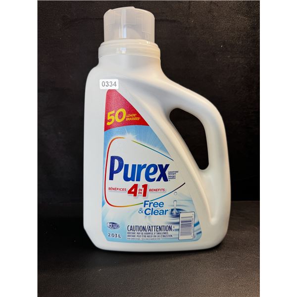 1 Purex Free & Clear Liquid Laundry Detergent for Sensitive Skin - 2.03L - New