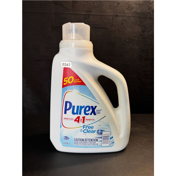 1 Purex Free & Clear Liquid Laundry Detergent for Sensitive Skin - 2.03L - New
