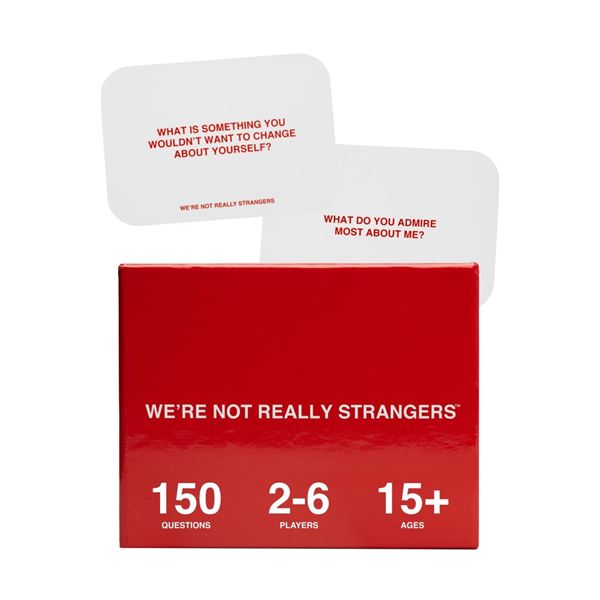 1 Card Game Set of We're Not Really Strangers with Relationship Expansion Pack - New
