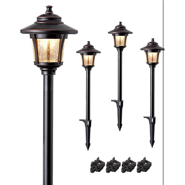 1 4-Pack of Edishine Low Voltage Landscaping Lights - New