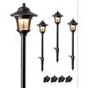 Image 1 : 1 4-Pack of Edishine Low Voltage Landscaping Lights - New