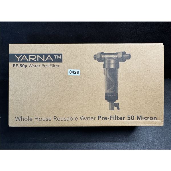 1 Yarna PF-50 Reusable Water Pre Filter for Whole House - New