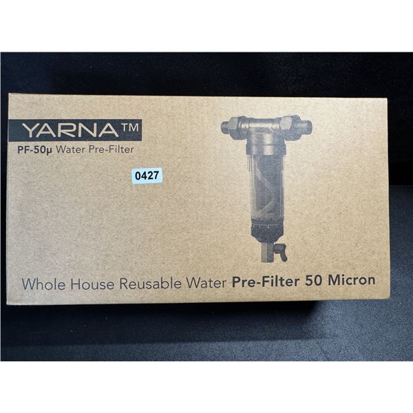 1 Yarna PF-50 Reusable Water Pre Filter for Whole House - New