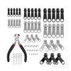 Image 1 : 1 Multi-piece Zipper Repair Kit with Sliders Stoppers and Tools - New