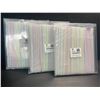 Image 2 : 3 Packs of Plastic Flexible Disposable Drinking Straws (100 Straws Per Pack/300 Total) - New