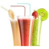 Image 3 : 3 Packs of Plastic Flexible Disposable Drinking Straws (100 Straws Per Pack/300 Total) - New