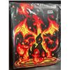 Image 2 : 1 Leather Pokemon Premium Card Binder; Charizard/Squirtle Design - Holds 400 Cards - New