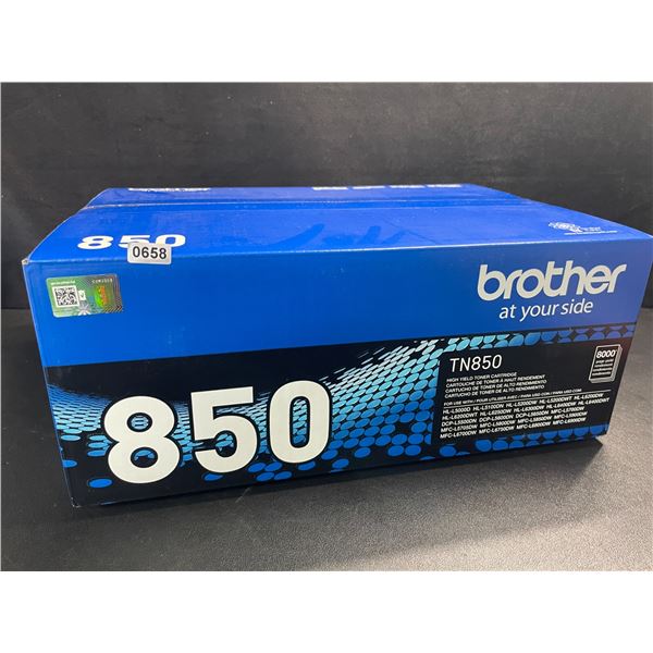 1 Brother Genuine TN850 Toner Printer Cartridge - Brand New Sealed!