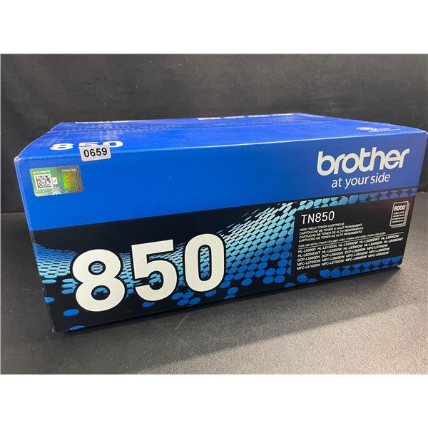 1 Brother Genuine TN850 Toner Printer Cartridge - Brand New Sealed!