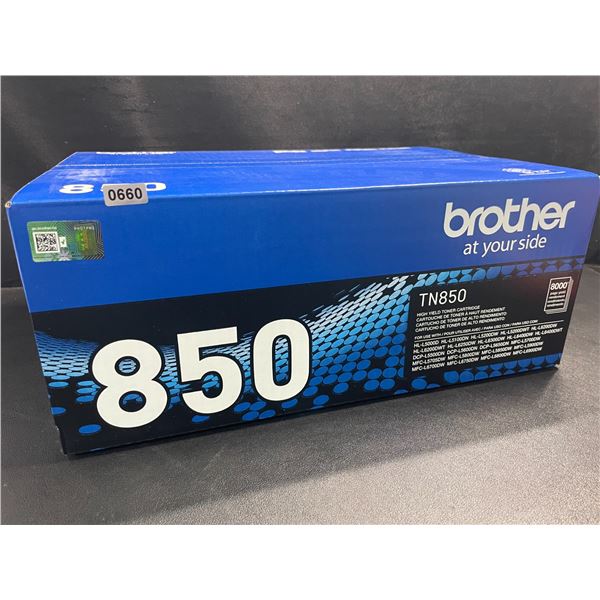 1 Brother Genuine TN850 Toner Printer Cartridge - Brand New Sealed!