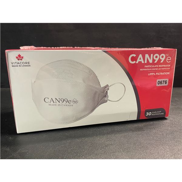 1 Box of CAN99e Particulate Respirator Face Masks - 30 Pack - New Sealed