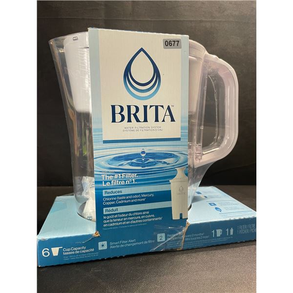 1 BRITA 6-Cup Capacity Water Pitcher with Filter - New Sealed
