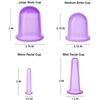Image 4 : 1 7PC Silicone Cupping Therapy Set for Face/Body - New