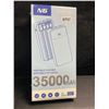 Image 6 : 1 N6 High-Power Portable Power Bank/Charger (35,000mAh) w/ Built-In Charge Cables - New Sealed!
