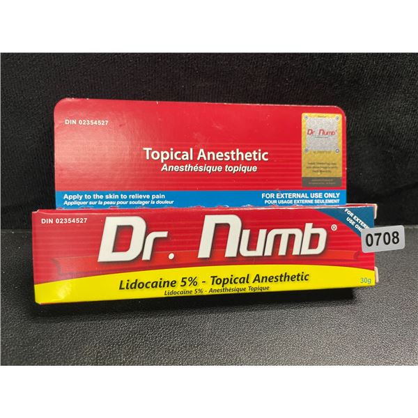 1 Dr.Numb Topical Anesthetic Numbing Cream for Pain with 5% Lidocaine - 30g - New (Exp: AU/2027)