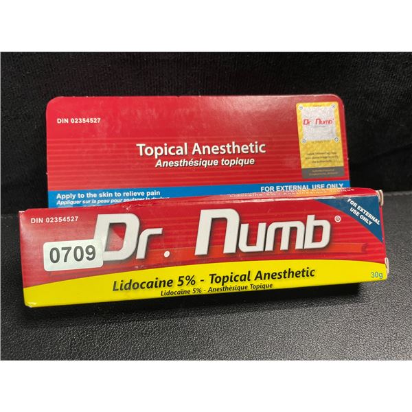 1 Dr.Numb Topical Anesthetic Numbing Cream for Pain with 5% Lidocaine - 30g - New (Exp: AU/2027)