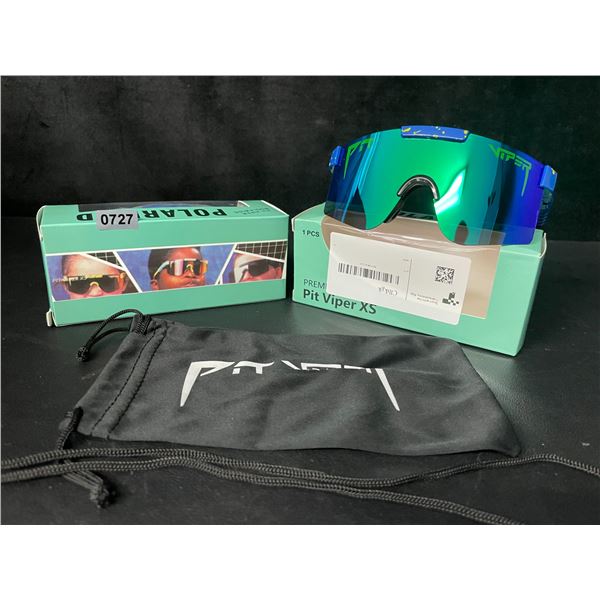 2 Pairs of Kids/Youth Pit Viper Polarized Sunglasses (For Ages 2-6yrs) - New