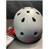 Image 2 : 1 Triple Eight Dual Certified Multi-Sport Helmet - Grey - Size S/M - New in Box!