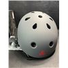 Image 2 : 1 Triple Eight Dual Certified Multi-Sport Helmet - Grey - Size L/XL - New in Box!