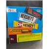 Image 1 : Hershey's Full-Size Chocolate Bars Variety Pack - 15 Bars (705g) - New