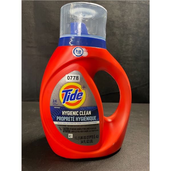 1 Tide Hygienic Clean Liquid Laundry Detergent - 24 Loads/1L - New