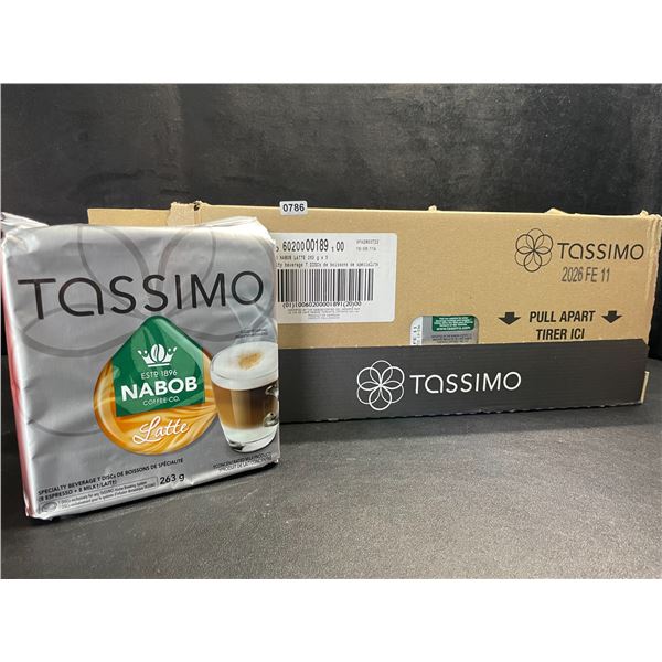 1 Case of Tassimo Nabob Coffee Latte Single Serve T-Discs - 263g x 5 Packs in Case - New