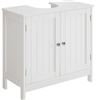 Image 1 : 1 Under-Sink Storage Cabinet with 2-Doors and Shelf/Vanity Cabinet - White - New (Assembly Req'd)