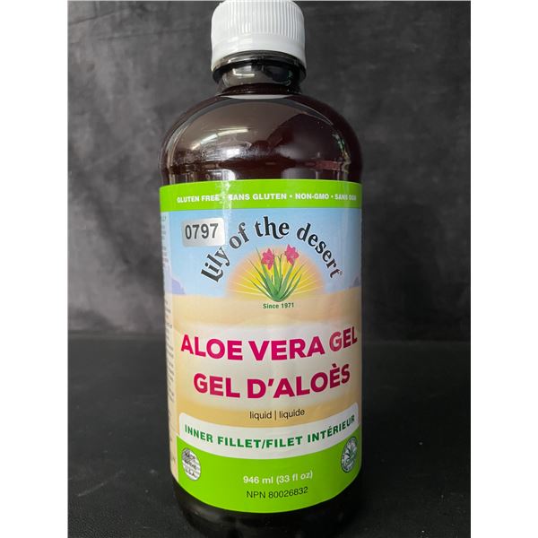 1 Lily of the Desert Inner Fillet Liquid/Drinkable Aloe Vera Gel - 946ml - New