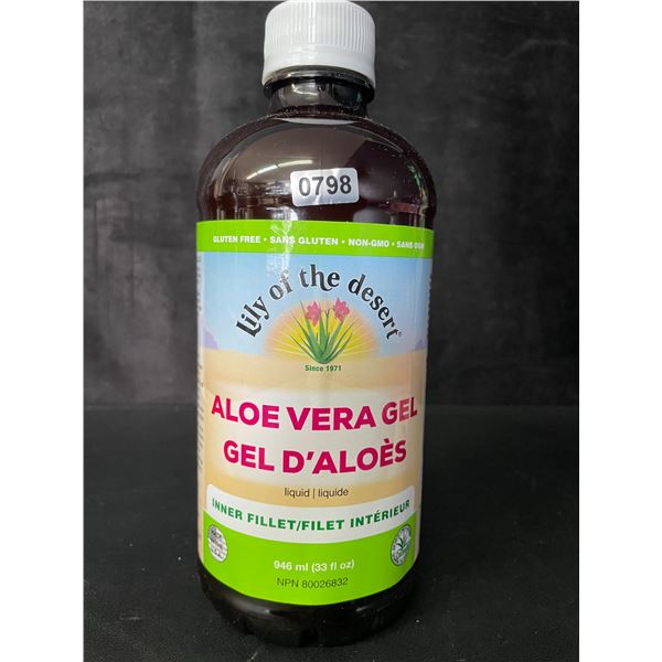 1 Lily of the Desert Inner Fillet Liquid/Drinkable Aloe Vera Gel - 946ml - New