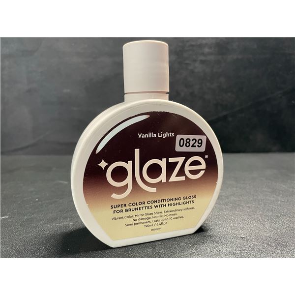 1 Glaze Vanilla Lights; Super Color Conditioning Hair Gloss for Brunettes w/ Highlights -190ml - New