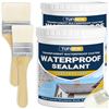 Image 1 : 2-Pack Box of Tufinein Crystal Clear Waterproof Sealant - (1KG x 2 Tubs) - New!