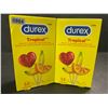Image 1 : 2 Boxes of Durex Tropical Fruity Flavour Condoms - 12 Per Pack - New Sealed