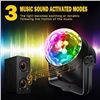 Image 7 : 2-Pack of Disco/DJ Party Strobe Lights with Remote Control; 12 Modes - New