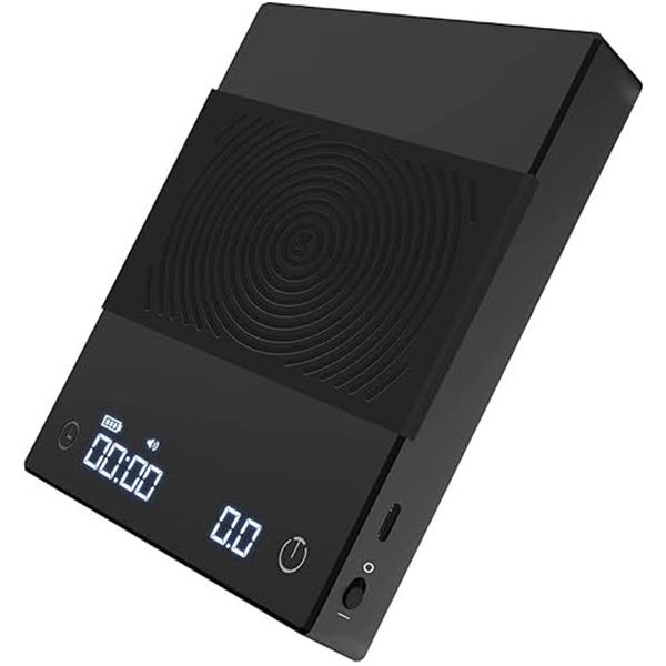 1 Timemore Black Mirror Basic 2 Coffee Scale; Espresso or Pourover Scale w/ timer - 2000g Capacity