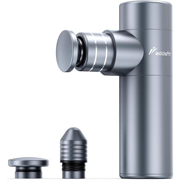 1 Addsfit Mini Deep-Tissue Massage Gun for Pain Relief - Quiet/Portable Design w/ 3 Speeds - New