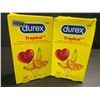 Image 1 : 2 Boxes of Durex Tropical Fruity Flavour Condoms - 12 Per Pack - New Sealed