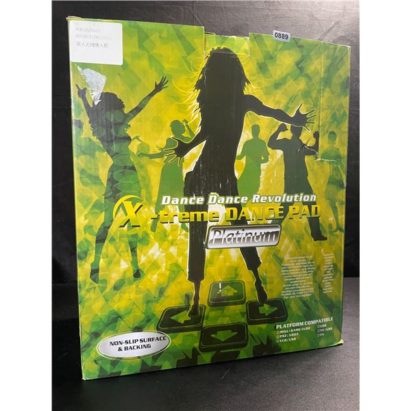 1 Dance Dance Revolution X-Treme Dance Pad Platinum - New!