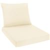 Image 1 : 1 Outdoor Seat Cushion for Patio Furniture - 24" x 24" Deep Seat Cushion - Beige - New in Box
