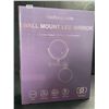 Image 6 : 1 Rechargeable Wall Mounted Makeup Mirror; 8-Inch Double Sided 1X/10X Magnification - NEW