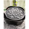 Image 4 : 2 6-Pack Sets of Silicone Coasters with Holders - Non-Slip and Non-Stick Design - New