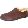 Image 1 : Pedoqu Lambs Wool Men's Memory Foam Loafers/Slipper Boots (Size 10) Chocolate Brown - New in Box!