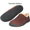 Image 7 : Pedoqu Lambs Wool Men's Memory Foam Loafers/Slipper Boots (Size 10) Chocolate Brown - New in Box!