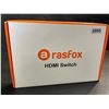 Image 4 : 1 Rasfox 3-Port HDMI Switcher with Remote - Connect 3 HD Devices to 1 HDMI Port - New