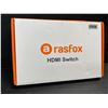 Image 4 : 1 Rasfox 3-Port HDMI Switcher with Remote - Connect 3 HD Devices to 1 HDMI Port - New