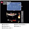Image 8 : 1 Robotic Swimming Fishing Lure Bait - 5.2" USB Rechargeable LED Fishing Lure - New